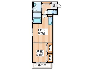 スリール明和Ⅰの物件間取画像